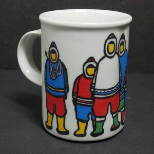Marc Tetro Coffee Tea Mug Innuit Eskimo Family Danesco Montreal Canada